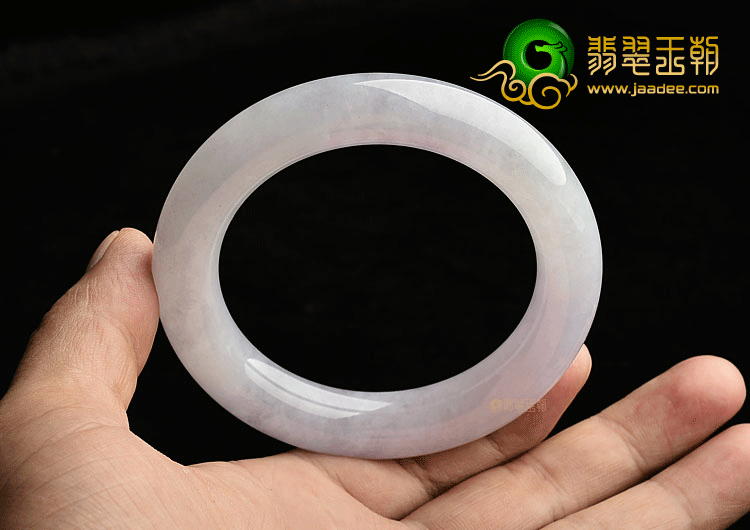 (超值推荐)糯冰种紫罗兰圆条手镯(56mm)