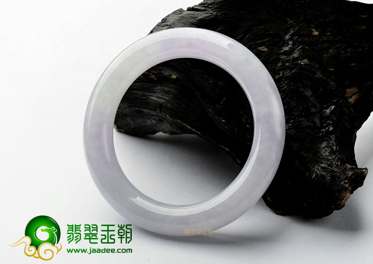 (超值推荐)糯冰种紫罗兰圆条手镯(56mm)