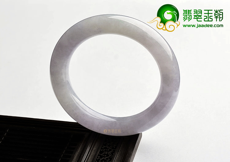 (超值推荐)糯冰种紫罗兰圆条手镯(56mm)