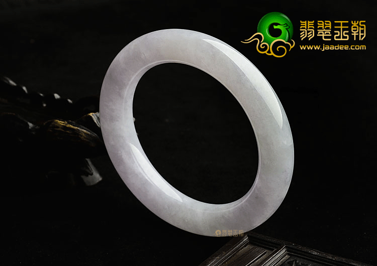 (超值推荐)糯冰种紫罗兰圆条手镯(56mm)