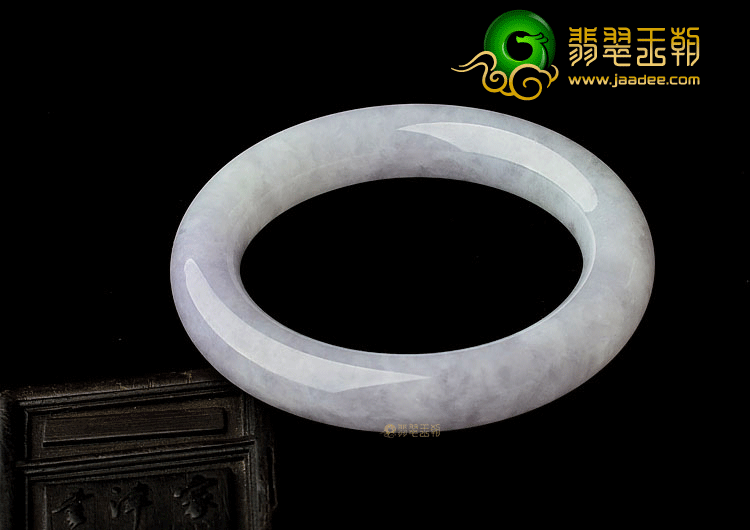 (超值推荐)糯冰种紫罗兰圆条手镯(56mm)