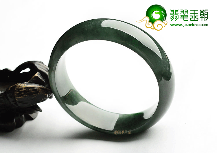 糯冰种油青手镯(58.1mm)