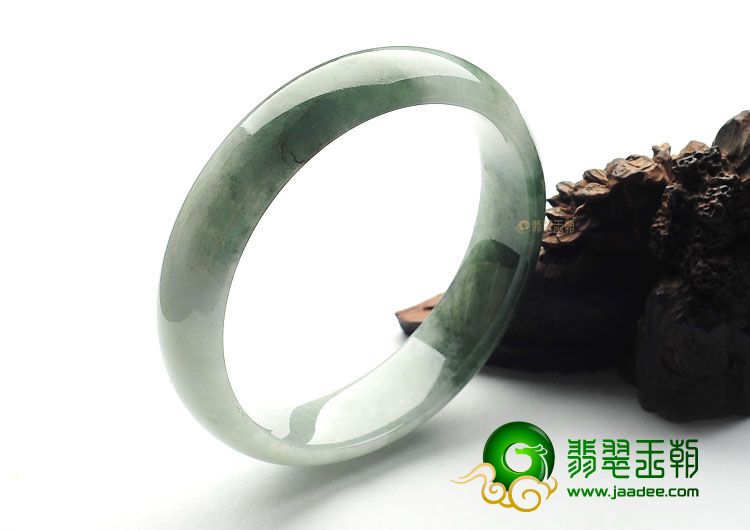 糯冰种飘花手镯(59.6mm)