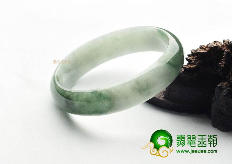 糯冰种飘花手镯(59.6mm)