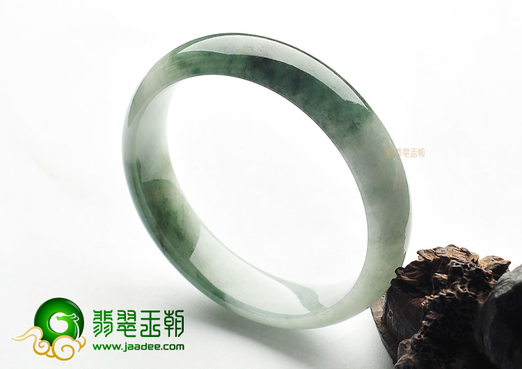 糯冰种飘花手镯(59.6mm)