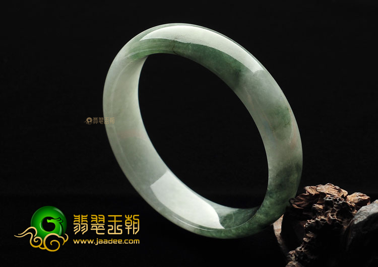 糯冰种飘花手镯(59.6mm)
