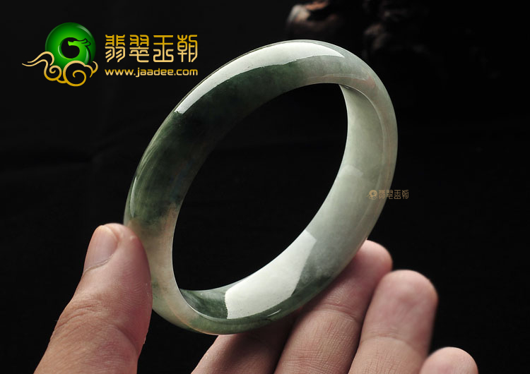 糯冰种飘花手镯(59.6mm)