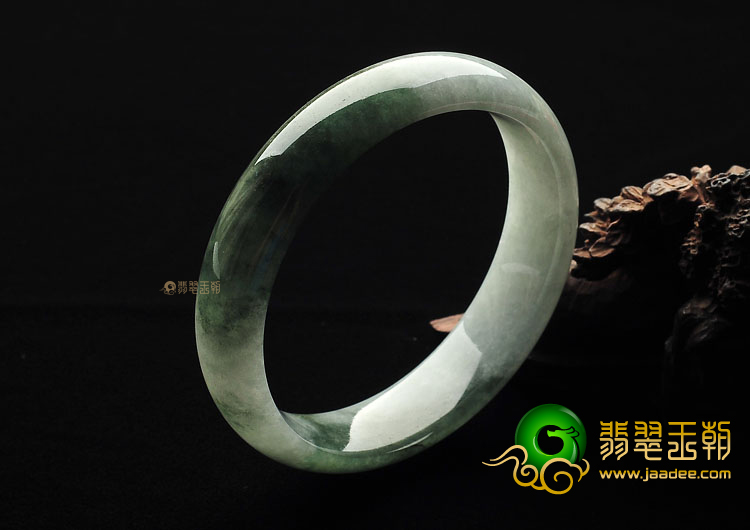 糯冰种飘花手镯(59.6mm)