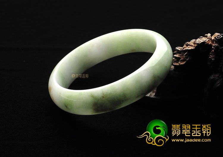 糯冰种飘花手镯(57.5mm)