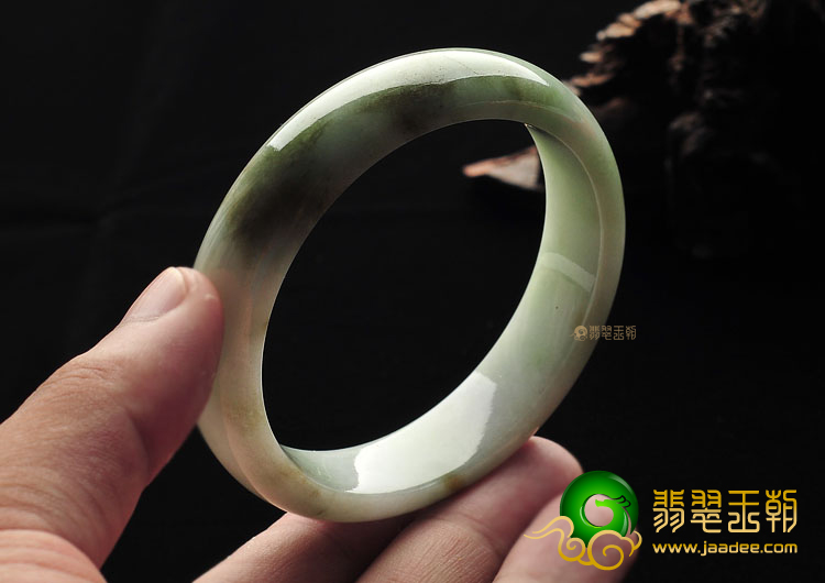 糯冰种飘花手镯(57.5mm)