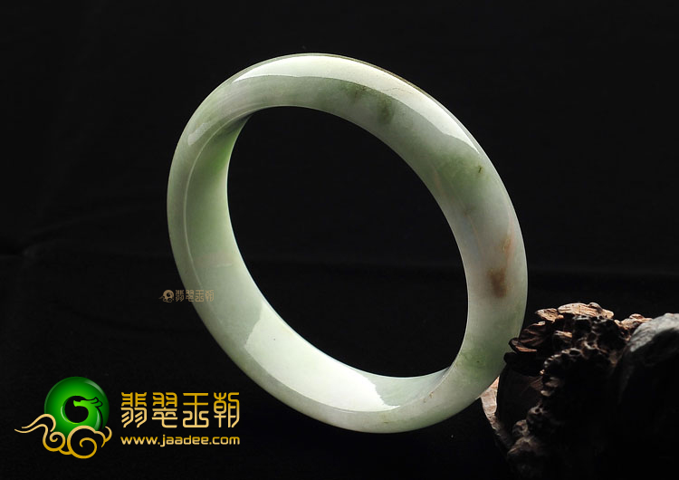 糯冰种飘花手镯(57.5mm)