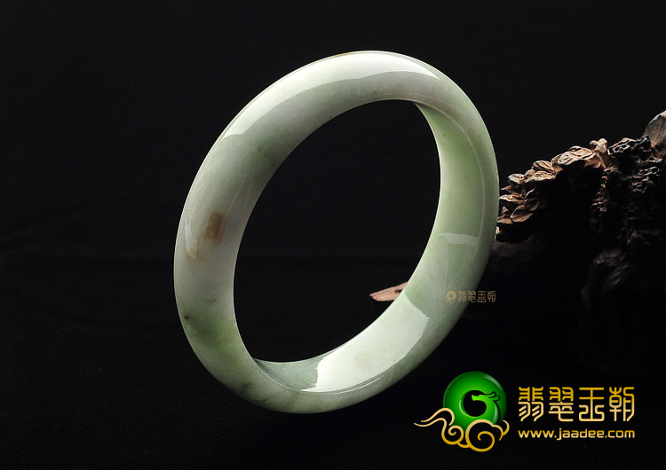 糯冰种飘花手镯(57.5mm)