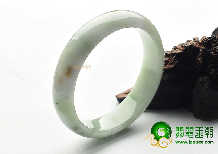 糯冰种飘花手镯(57.5mm)