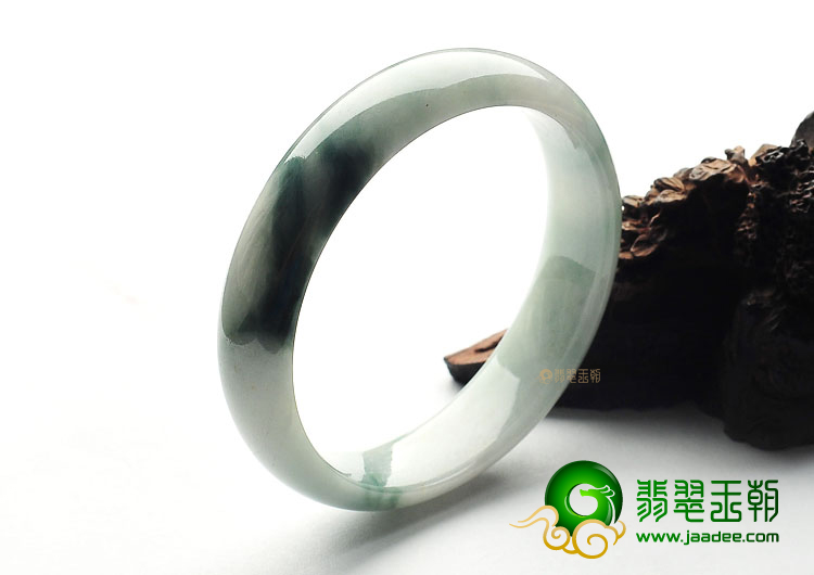 糯冰种飘花手镯(58.6mm)