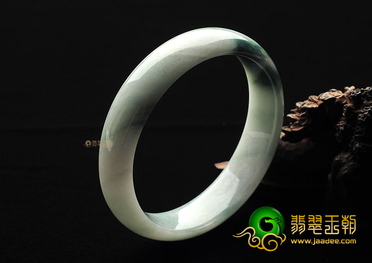 糯冰种飘花手镯(58.6mm)