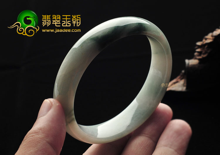 糯冰种飘花手镯(58.6mm)