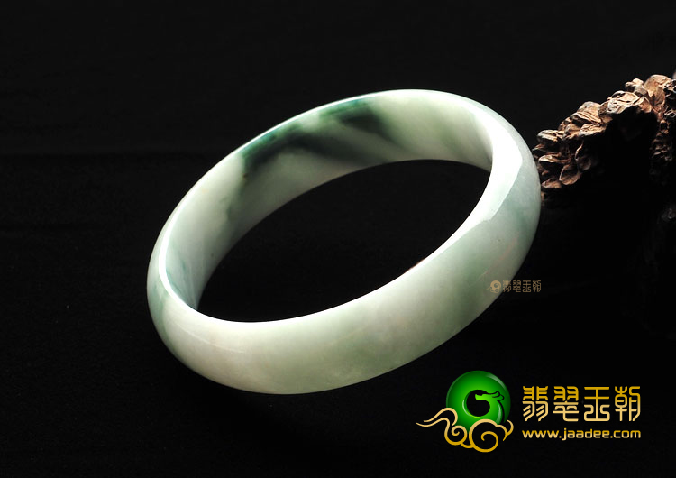 糯冰种飘花手镯(58.6mm)