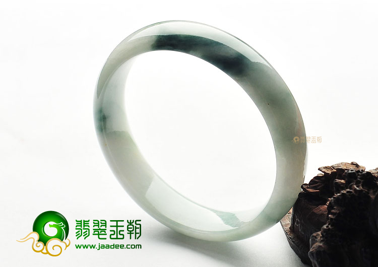 糯冰种飘花手镯(58.6mm)