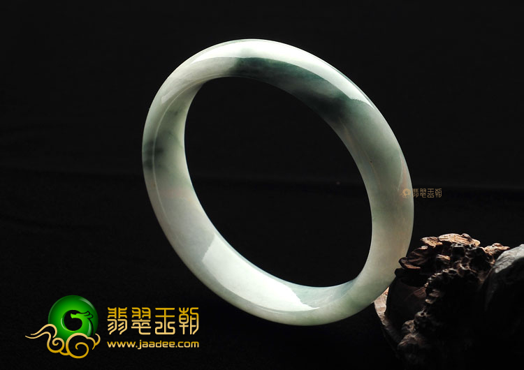 糯冰种飘花手镯(58.6mm)