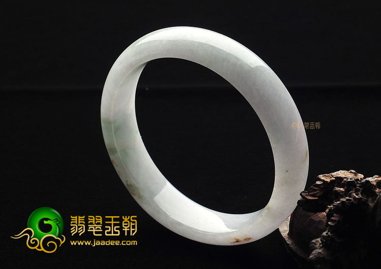 糯冰种飘花手镯(57.9mm)