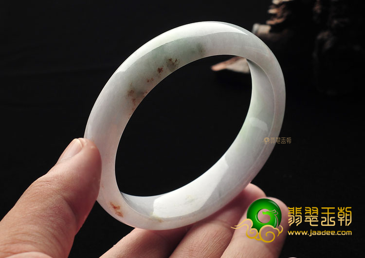 糯冰种飘花手镯(57.9mm)