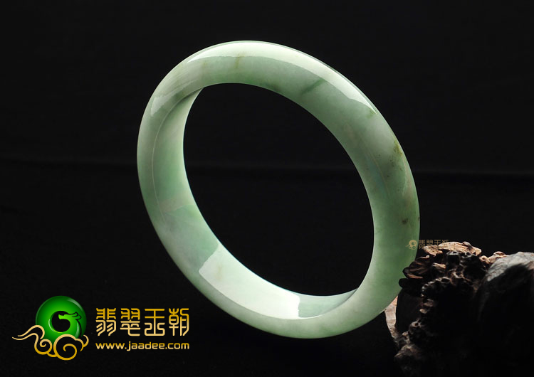 糯冰种飘花手镯(58.7mm)