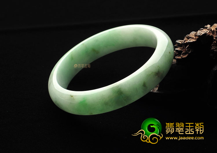 糯冰种飘花手镯(58.7mm)