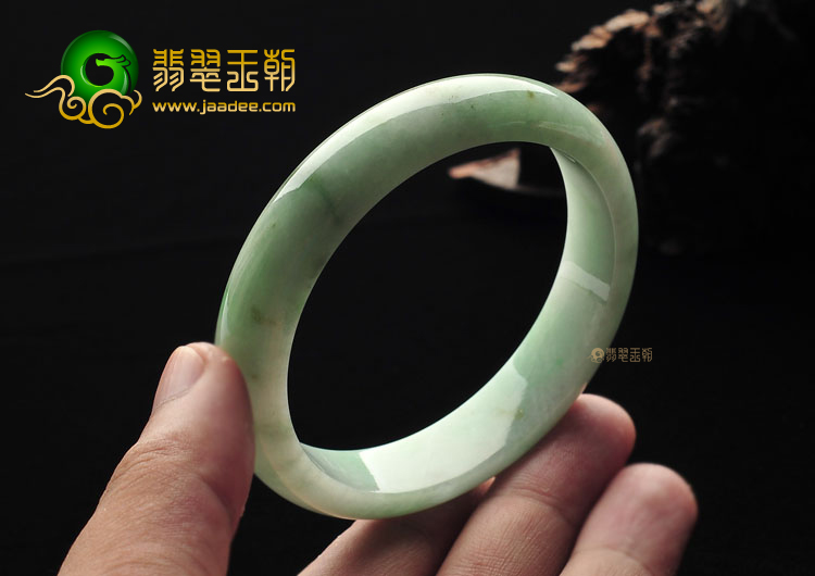糯冰种飘花手镯(58.7mm)