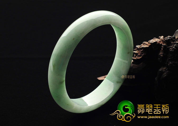 糯冰种飘花手镯(58.7mm)