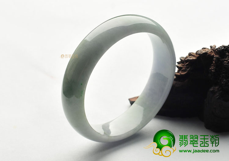 糯冰种飘花手镯(56.4mm)