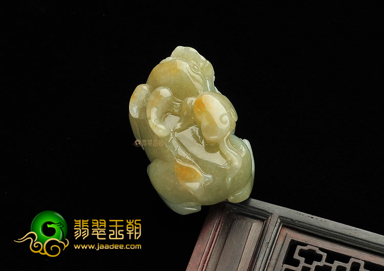 (超值推荐)糯冰种褐黄翡貔貅挂件