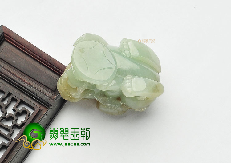 (超值推荐)糯冰种褐黄翡貔貅挂件
