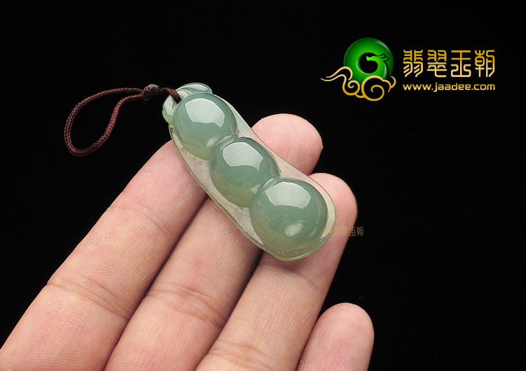 (超值推荐)冰种晴水四季豆挂件