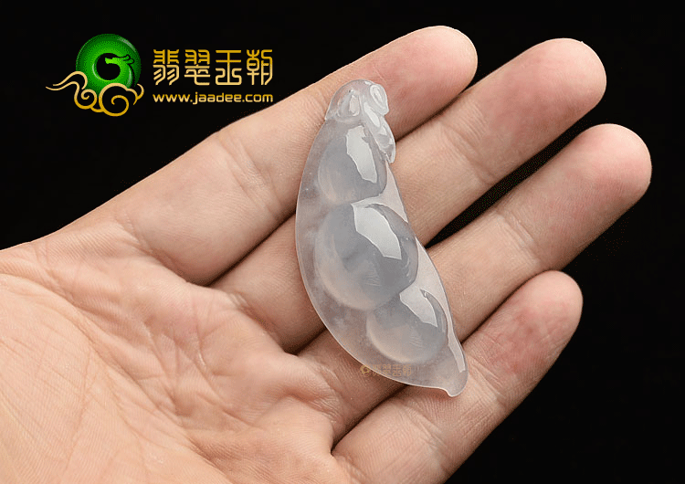 冰种晴水四季豆挂件