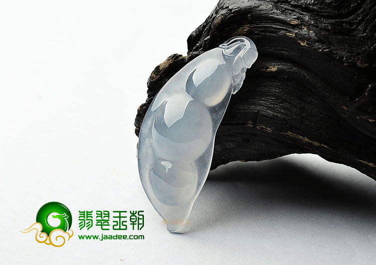 冰种晴水四季豆挂件