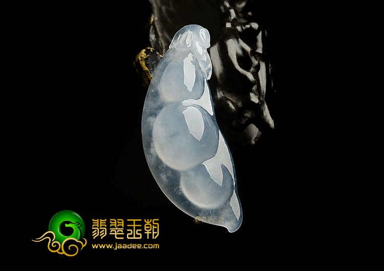 冰种晴水四季豆挂件