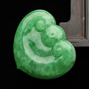 (超值推荐)糯冰种豆色如意挂件