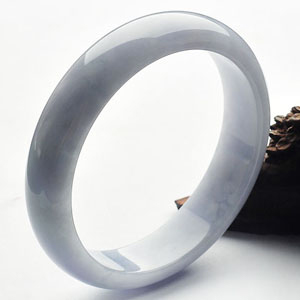 糯冰种紫罗兰手镯(62.8mm)