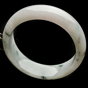 糯冰种飘花手镯(56mm)