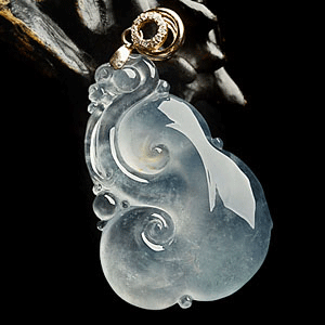 (超值推荐)冰玻种晴水龙行如意挂件