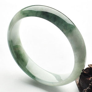 糯冰种飘花手镯(59.6mm)