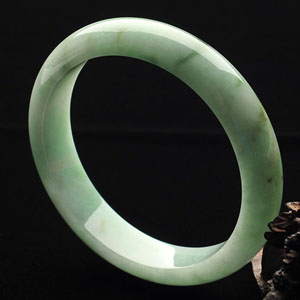 糯冰种飘花手镯(58.7mm)