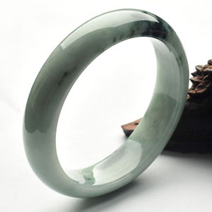 糯冰种飘花手镯(55.8mm)
