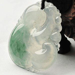 (超值推荐)冰种飘花龙行如意挂件