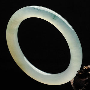 冰种飘花圆条手镯(57.2mm)