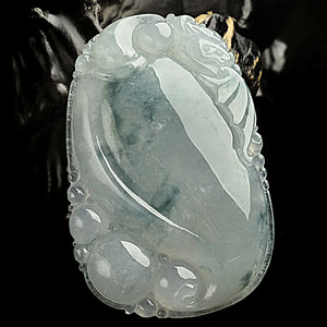 冰种飘花福寿如意挂件