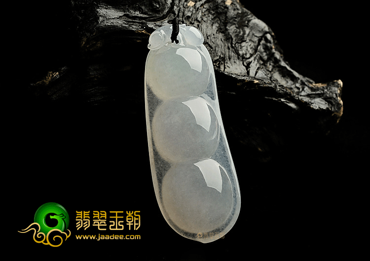 冰种晴水四季豆挂件