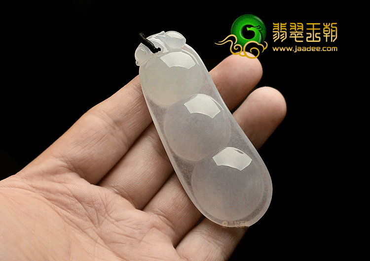 冰种晴水四季豆挂件