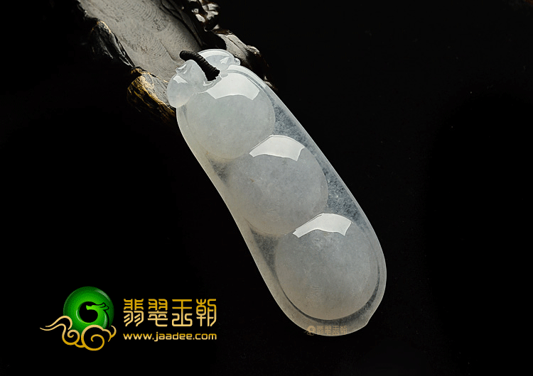 冰种晴水四季豆挂件