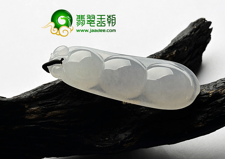 冰种晴水四季豆挂件